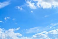 Летнее небо в белых облаках