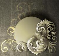 Золотистый 3д орнамент