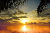 Закат на морском побережье