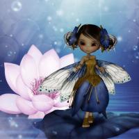 Фея на лилии