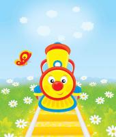 Жёлтый паровозик