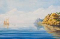 Корабль возле берега