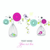 Птицы в клетке