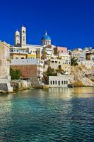 Вид на город с яхты