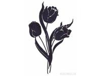 Komar 19007 (Черные тюльпаны)