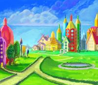 Карандашный город