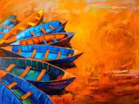 Композиция из лодок