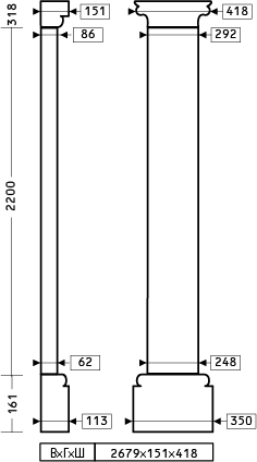 Пілястра 4.20.302