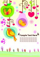 Птички в фруктах