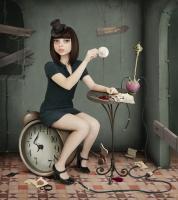 Девушка с часами