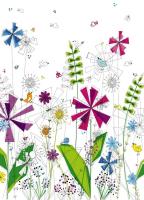 Komar 4-742 (Веселые цветочные обои)