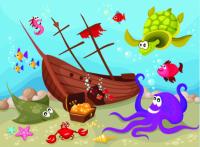 Корабль на морском дне