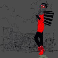 Девушка в городе