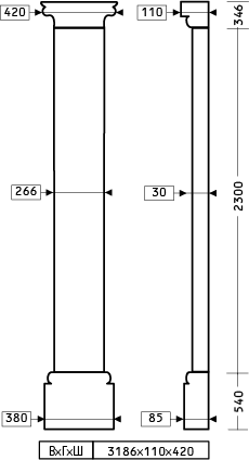 Пілястра 1.20.303