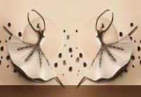 Металлические фигуры балерин