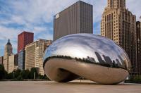 Скульптура Клауд Гейт в Чикаго