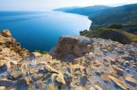 Вид на море сверху