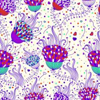 Абстракция цветы