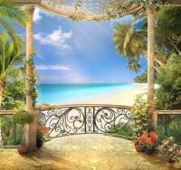 Беседка у моря