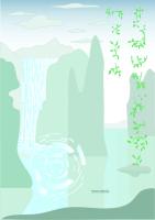 Озеро и скалы