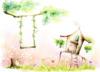 Домик с цветами