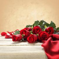 Букет красных роз