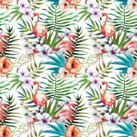 Фон с фламинго