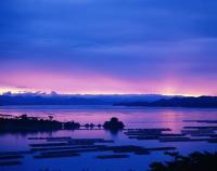 Синее закатное небо