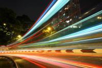 Дорога ночного города