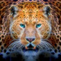 Картина с диким зверем