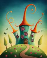 Домик с цветами