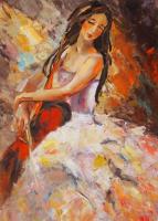 Грустная девушка