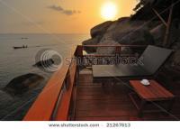 Закат на море