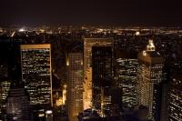 Большой город ночью