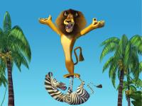 Лев и зебра