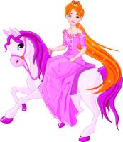 На белой лошади