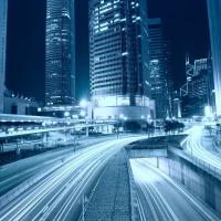 Улица ночного города