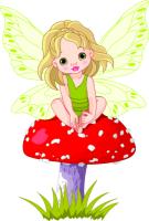 Фея на грибке