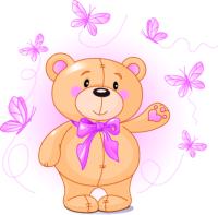 Мишка с бантиком