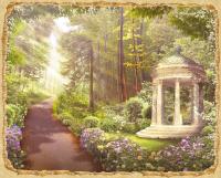 Беседка в лесу