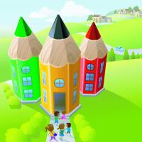 Домики карандаши