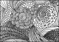 Черно-белые цветы