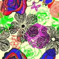 Яркие цветы