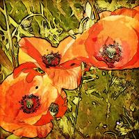 Картина с тремя маками