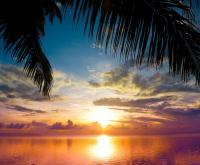 Закат на море