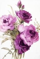 Букет сиреневых цветов