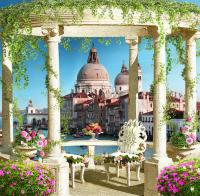 Красивый вид на город