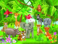 Животные из зеленых джунглей