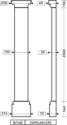 Пілястра 1.20.301