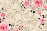 Розовые розы